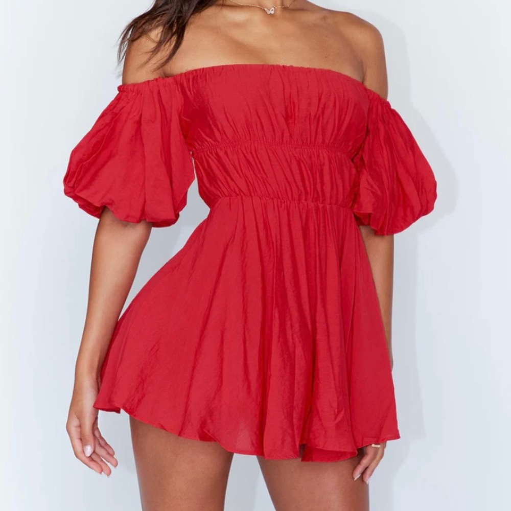 Princess Polly Halton mini dress RED